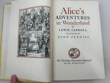 Alice's Adventures In Wonderland &Through The Looking Glass Heritage Press 1941