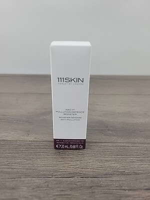 111SKIN NAC Y2 Pollution Defence Defense Booster Serum FULL SIZE 0.68 oz New Box