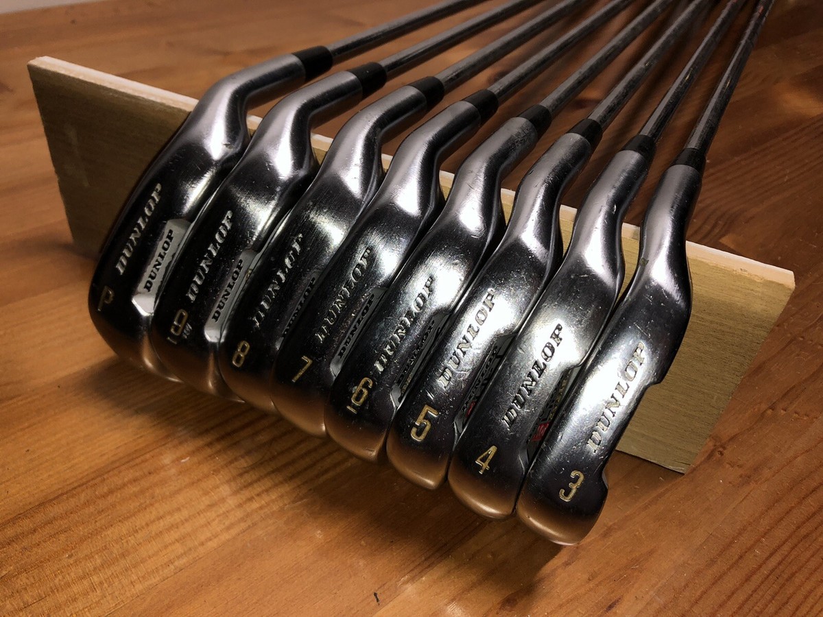 Dunlop Power Lift Weighted Golf Clubs 3 4 5 6 7 8 9 P Irons Set