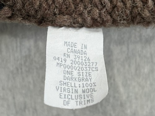 Filson Cowichan Wool Beanie Hat Handmade Canada BC NWOT - Picture 6 of 8