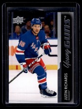 2021-22 Upper Deck Series 2 Young Guns Justin Richards. New York Rangers #480