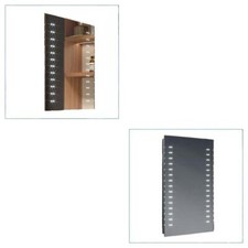 Bathroom Mirror Wall Hung Mount Led Lights Rectangle Illuminated Bathroom