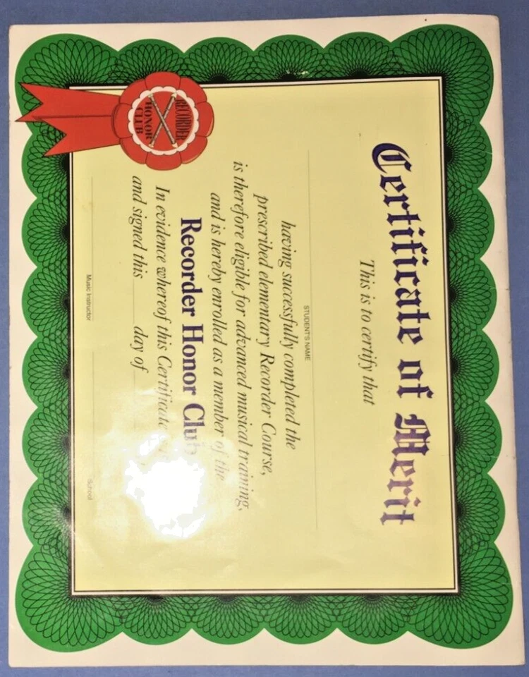 Libro de instrucciones de método de instrumento grabadora elemental trofeo Foto 4 de 4