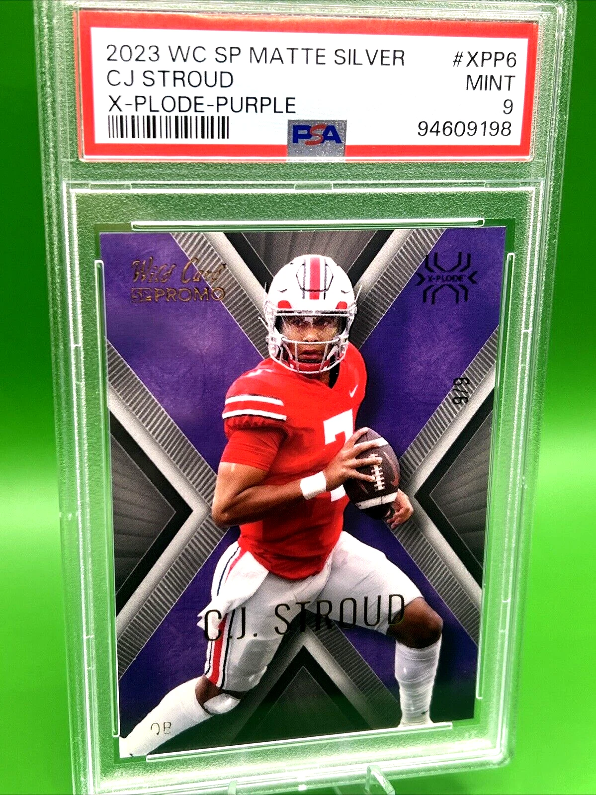 CJ Stroud Wild Card SP Matte Silver X-Plode #XPP6 Silver