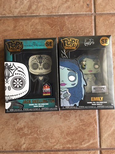 Funko Soda Jack Skellington & Corpse Braut (Verfolgungsjagden) & 2 Funko Pins - Bild 2 von 7