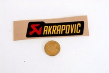 P-HST3PO Akrapovic Street Offrroad  Auspuff Aufkleber Hitzefest 90 mmx26,5 mm 