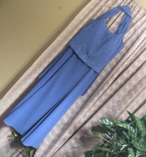 KAREN MILLER Evening Gown Light Blue Dress Size 10