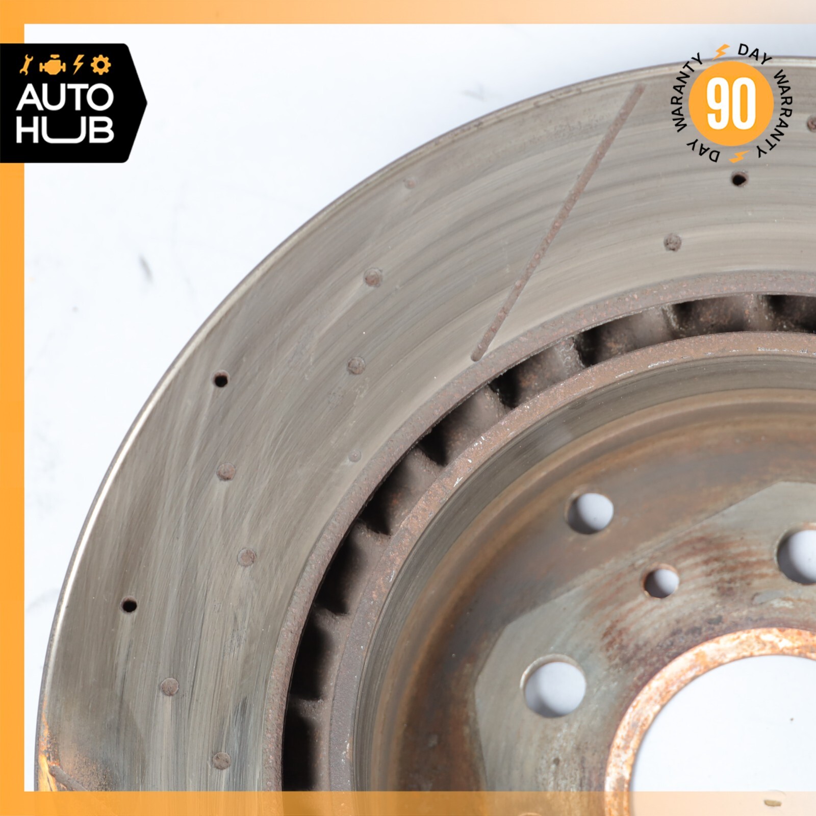 Maserati GranTurismo S M145 Rear Brake Rotors Disc Left & Right Set of 2 OEM 61k
