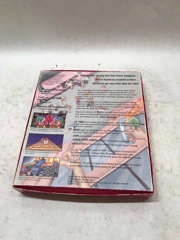 Leisure Larry Mixed Lot Games 1+2 5.25" Floppy Set DOS Please Read MIXED LOT -DW - Image 3 of 4