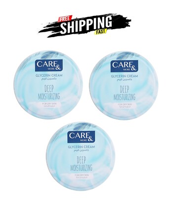 3er Pack Care & More Soft Creme mit Glycerin Deep Moisturizing 75ml