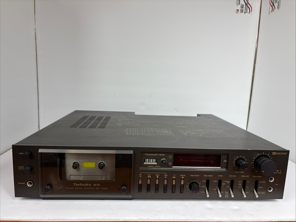 Technics RS-M75 Direct Drive Tape Deck. Fully Serviced! Excellent