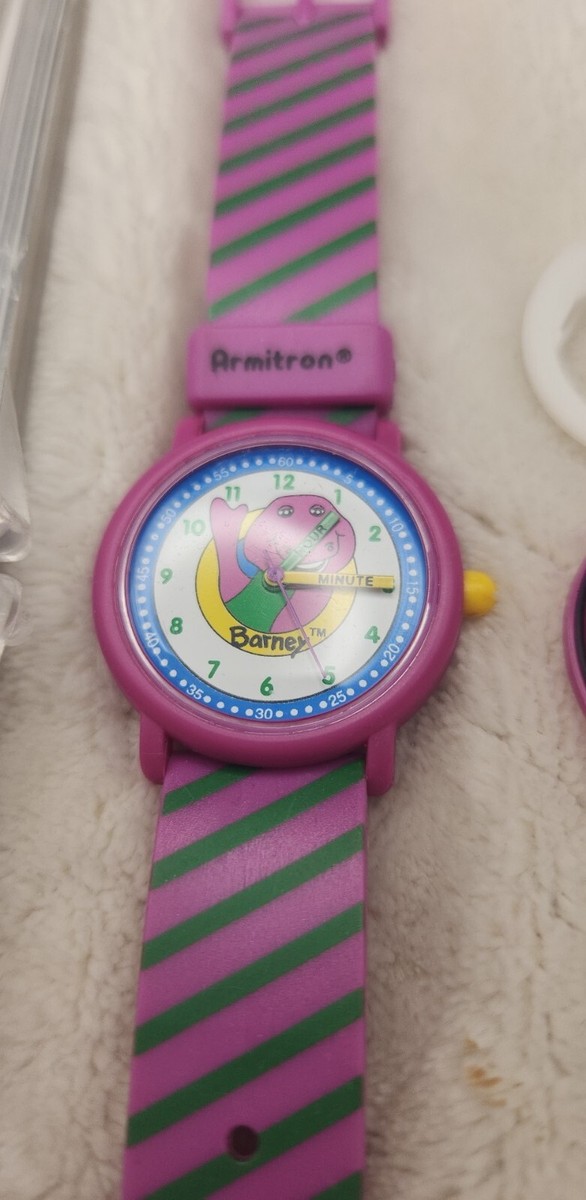 バーニー＆フレンズ 時計 掛け時計 Barney アメトイ ミールトイ Telling Time with Barney Watch Armitron 1993 Vintage Watch (A33