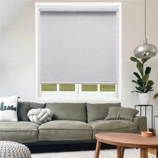 Changshade CUSTOM CUT Corded Waterproof Window Blinds Blackout Roller Shades