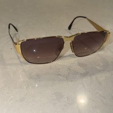Vintage Laura Biagiotti T 608/S Gold Frame Italy Women Sunglasses