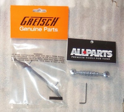 Gretsch  Allparts Space Control Adjustable Chrome Bridge~Rosewood Base~Brand New