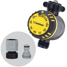 65136AMZ Mechanical Timer Black Yellow Lawn G...