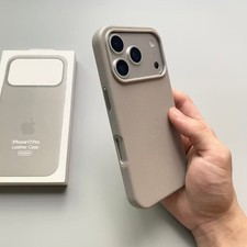 For iPhone 17 Pro Original Leather Case Magnetic Shockproof Case Magsafe Cover