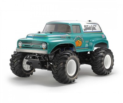 Tamiya 1:10 RC Squash Van 4WD lackiert  300047497 GF-02 Bausatz mit Regler Motor