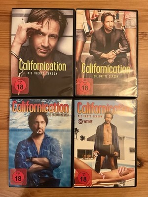 Californication - Season 1, 2, 3 und 4 auf DVD Zustand sehr gut
