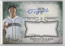 2015 Triple Threads Unity Jumbo Relics Emerald 14/50 Taijuan Walker Auto 0b5