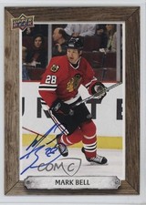 2024 Upper Deck Engrained Icons Beehive Portrait Signatures Mark Bell Auto 8mm