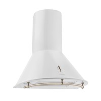 Klarstein Dunstabzugshaube Retro Abzugshaube 60 Cm Edelstahl 610M³/H Weiß Timer