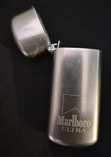 Vintage Marlboro ULTRA Feuerzeugh&uuml;lle Metall &bull; Seltene Edition &bull; Klappdeckel