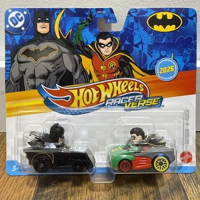 NEW in hand HOT WHEELS RACER VERSE 2026 dc BATMAN & ROBIN black batmobile