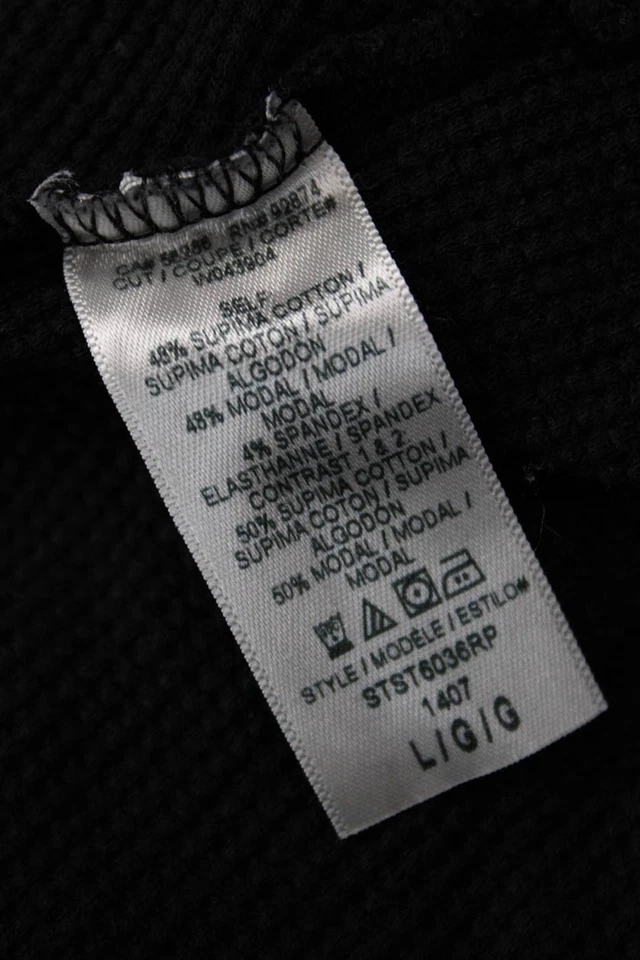 Espléndido Cárdigan Mujer Sudaderas con Capucha Negro Manga Larga Supima Modal Talla L Foto 4 de 4