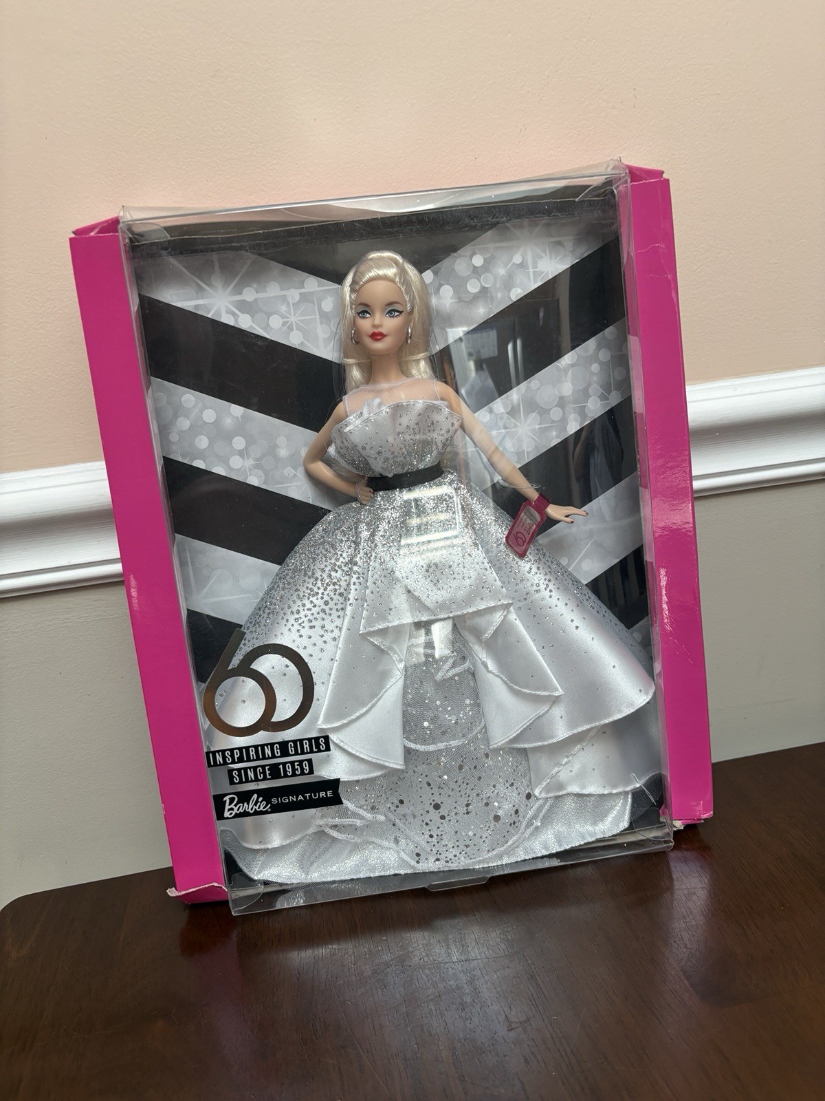 60th Anniversary Barbie Doll 2018 Mattel FXD88