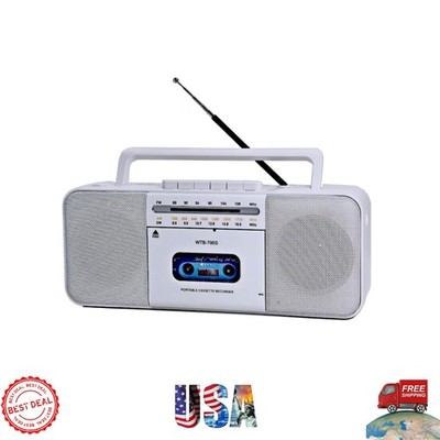 Elegant Cassette Player with Bluetooth & Dual Speakers for Nostalgic Listening