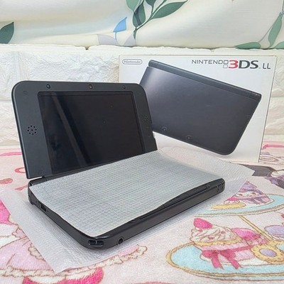 Nintendo 3DS XL Black NTSC-J Tested Working Boxed 4GB Memory