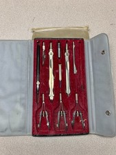 Dietzgen Reliance Vintage Drafting Tool Set - missing exacto knife