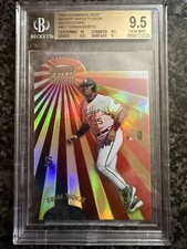 1998 Bowman's Best Mirror Image Fusion Ref Frank Thomas David Ortiz BGS 9.5 /100
