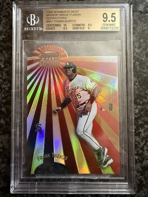 1998 Bowman's Best - Mirror Image Fusion Frank Thomas, David Ortiz