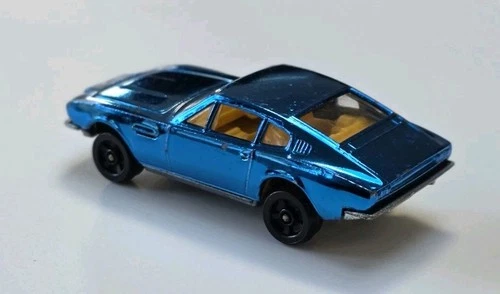 Vintage Diecast Corgi Rockets 913 Aston Martin DBS Metallic Blue 1970-71 Vgc