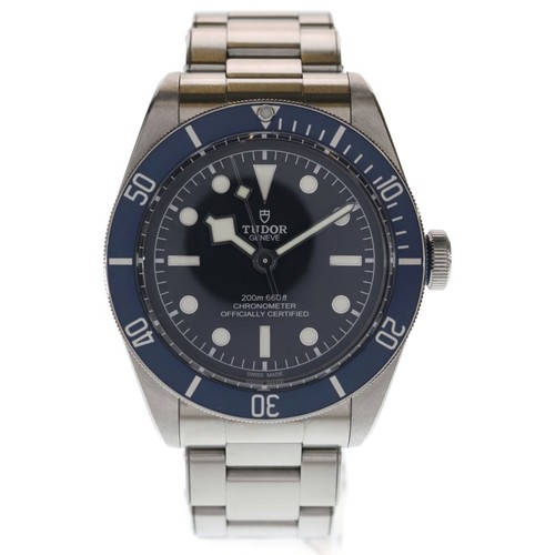 TUDOR 79230B Heritage Black Bay Dial SSAT Stainless Automatic Watch Used dc97e48