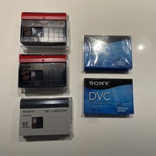 Lot Of 2 Sony DVC Mini DV Cassette Tape 60 Min LP-90 NEW SEALED  3 Bonus Tapes