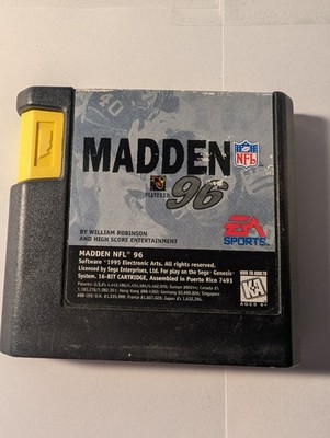 1 Retro Sega Genesis game   Madden 96 Cart Only Tested