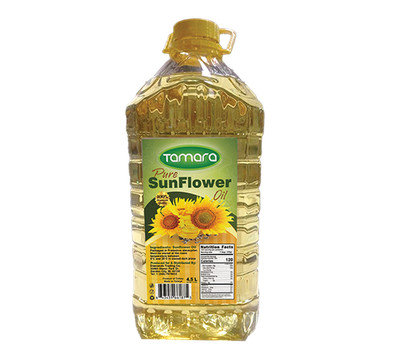 Tamara Pure Sunflower Oil 4.5L - Premium Cooking Oil for Frying
