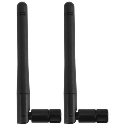 MARKENLOS 2 Stück 2,4G / 5G / 5,8GHz 5Dbi Omni WIFI Antenne mit RP SMA Stecker für WL4095