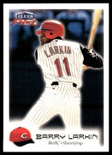 Barry Larkin 2000 Fleer Focus #186 Reds MLB READ FREE SHIPPING AutographDen