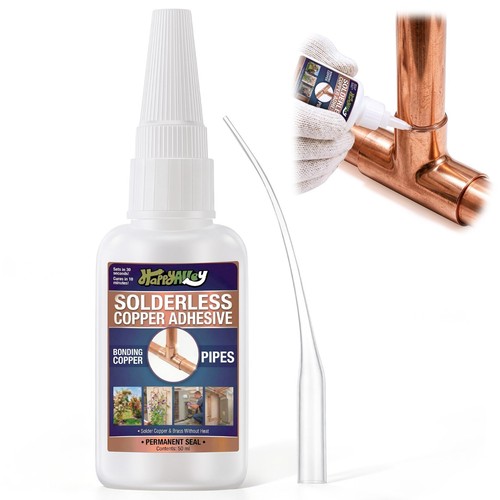 50ml No Heat Liquid Soldering Kit for Copper Pipe, Instant Leak Repair, 500 PSI