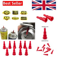 Effortless 10-Piece Gas Refill Adapter Set for Lighters and Spray Guns