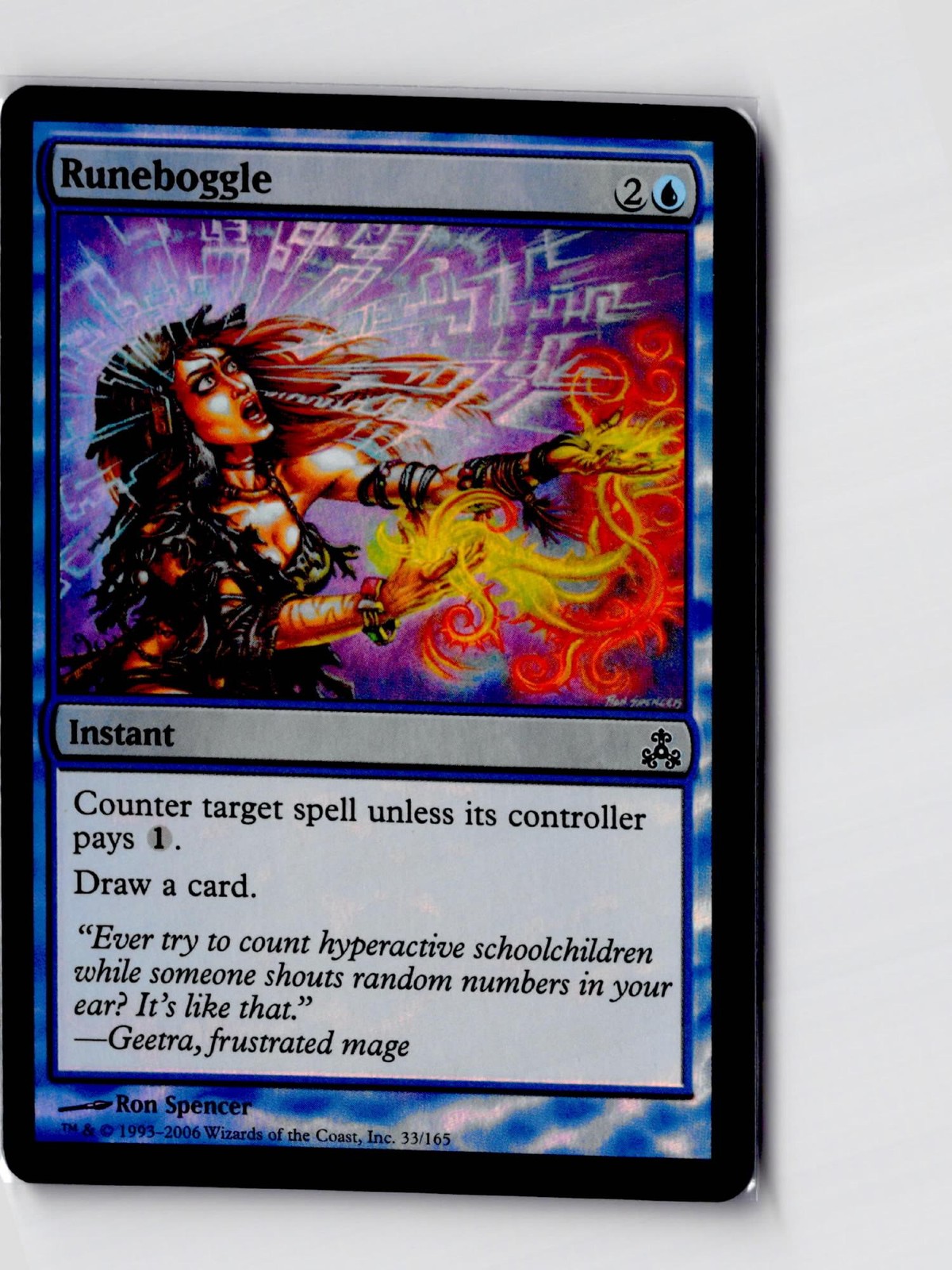 Runeboggle 33 Common Guildpact Magic: The Gathering Foil Lightly Played