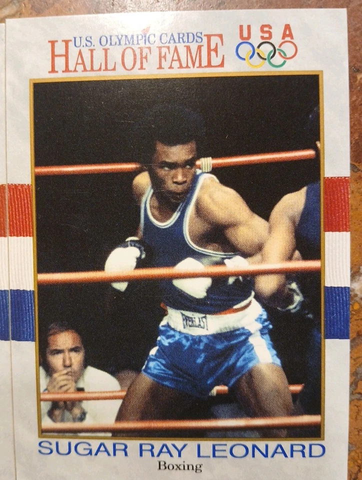 4 tarjetas del Salón de la Fama Olímpico. Impel 1991. Retton, Leonand, Hamilton, Spitz Foto 3 de 4