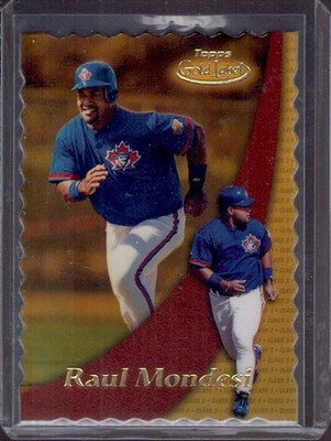 RAUL MONDESI 2000 Topps Gold Label Class 3 #65 Gold Parallel #083/100