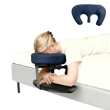 Massage Headrest for Bed, Adjustable Face Cradle - Fits 6"  17" Mattresses