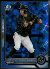 2022 Bowman Draft Sapphire Edition #BDC-175 Jose Salas