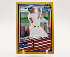 #/10 Ricky Lopez True Gold Prizm 2026 Panini USA Stars & Stripes 102 RC Rookie